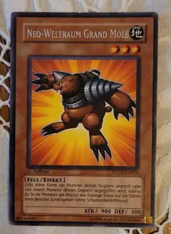 Neo-Weltraum Grand Mole STON-DE005 Rare VG YUGIOH 1. Auflage - Image 1