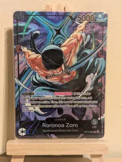 Roronoa Zoro OP12-020 Leader Alt Rare One Piece Card Game English - Image 1