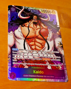 ONE PIECE CARD GAME HOLO CARTE FRANCAISE ST04 003 KAIDO SR FR JCG NM - Image 1