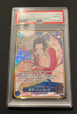 PSA 10 Boa Hancock ST17-004 SR PB Storage Set Gold ONE PIECE Card Japanese 2024 - Image 2