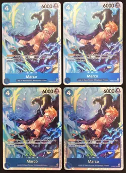 One Piece TCG The Best Vol.2 PRB02-008 Marco SR 4x Playset - Image 1