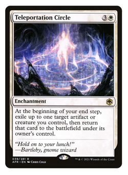 MTG - Teleportation Circle - Rare Enchantment - Forgotten Realms (AFR) - M/NM - Image 1