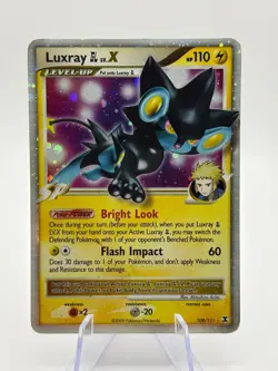 Pokemon TCG Rising Rivals - Luxray GL Lvl X 109/111 Rare MP - Image 1