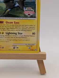 National Championships Luxray 7/130 Diamond & Pearl Promo Pokemon Card Rare - Image 4