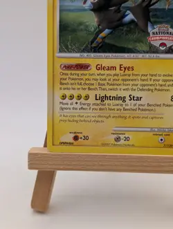 National Championships Luxray 7/130 Diamond & Pearl Promo Pokemon Card Rare - Image 5