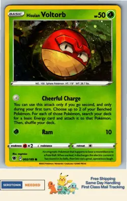 [COSMOS] Hisuian Voltorb #2/189 - Astral Radiance Deck Exclusive Pokemon TCG - Image 1
