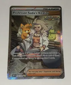 Pokemon TCG Professor Sada's Vitality 256/182 Special Illustration Rare Trainer! - Image 1