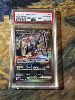 2023 Pokemon Miraidon Ex Special Illustration Rare 244/198 PSA 10 - Image 1