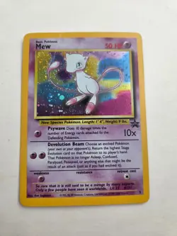 Mew Holo Black Star Promo #9 Pokemon TCG Vintage WOTC Promo - Image 1
