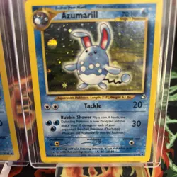 Vintage Pokemon TCG Lot- Holo Azumarill 2/111 Neo Genesis English - Image 3