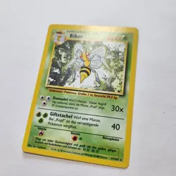 Pokemon TCG Beedrill (Bibor) 17/102 1st Edition Base Set German Regular Rare - Image 2