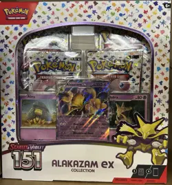 Pokemon Scarlet & Violet 151 Alakazam ex Collection Box Sealed - Image 1