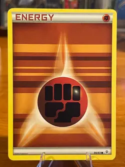 2016 Pokemon XY Generations Fighting Energy 80/83 Common MP - Image 1