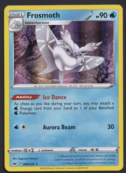 Pokemon : SWSH SWORD & SHIELD FROSMOTH 064/202 NM RARE NON HOLO - Image 1