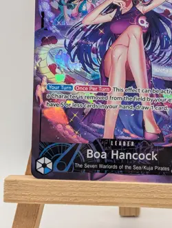 One Piece Card Game - Boa Hancock - OP07-038 - Alt Art Leader - English - Image 3