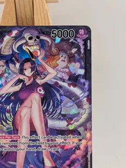 One Piece Card Game - Boa Hancock - OP07-038 - Alt Art Leader - English - Image 5