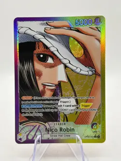 One Piece TCG OP09 - Nico Robin OP09-062 Leader Alternate Art NM - Image 1