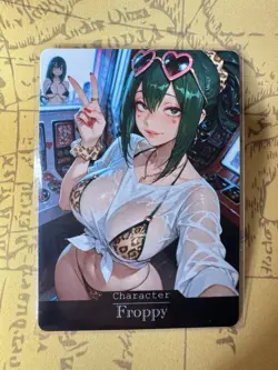 Froppy My Hero Academia ACG Goddess Story Waifu Anime Custom Card - Image 1