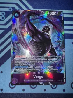 2026 One Piece OP14 The Azure Sea's Seven VERGO OP14-061 ALTERNATE ART NM - Image 1