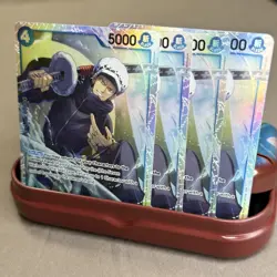 4x Trafalgar Law ST17-002 SR PRB02 Reprint - One Piece TCG English Playset NM - Image 1