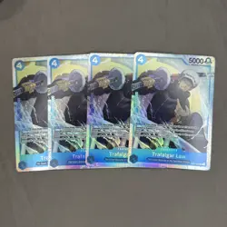 4x Trafalgar Law ST17-002 SR PRB02 Reprint - One Piece TCG English Playset NM - Image 2