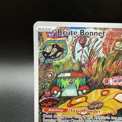 Brute Bonnet Illustration Rare SV04: Paradox Rift 207/182 NM Pokemon TCG Card - Image 2