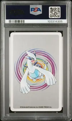 PSA 9 POKEMON PLAYING CARD ESPEON 5 HEARTS 2000 POKEMON CENTER SILVER 375 - Image 2