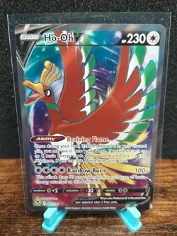 Ho-Oh V 187/195 Silver Tempest NM Full Art Pokemon Card - Image 1