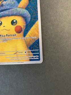 Pikachu with Grey Felt Hat 085 Scarlet & Violet Black Star Promo Card X Van Gogh - Image 5