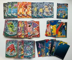 Pokemon Topps Cards Series 1 COMPLETE SET 90/90 MP/LP - Image 1