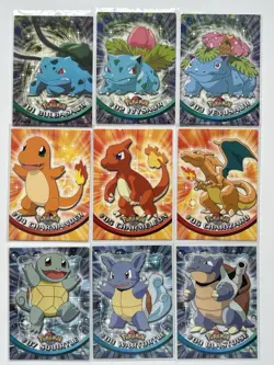 Pokemon Topps Cards Series 1 COMPLETE SET 90/90 MP/LP - Image 2