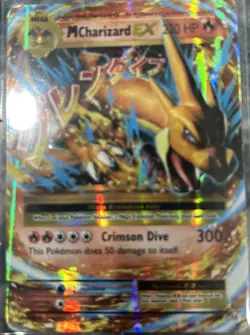 Pokemon Mega M Charizard EX Ultra Rare TCG Card #13/106 2016 - Image 2