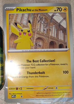 Pokemon Pikachu At The Museum Promo Card - Image 1
