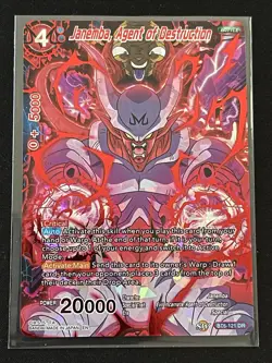 Dragon Ball Super Card Game Janemba, Agent Of Destruction DR Foil Card BT6-121 - Image 1
