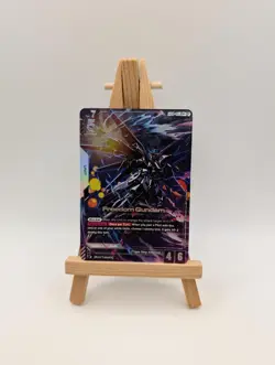 Gundam Card Game Freedom Gundam LR+ Alt Art GD01-065 - Image 1