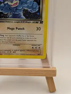 2000 POKEMON TEAM ROCKET Card DARK MACHAMP -HOLO 10/82 1ST EDITION PSA 8 - Image 4