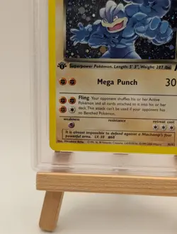 2000 POKEMON TEAM ROCKET Card DARK MACHAMP -HOLO 10/82 1ST EDITION PSA 8 - Image 5