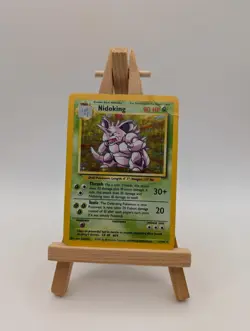 Nidoking 11/102 Holo Rare Base Set Unlimited - Pokemon Card WOTC HP - Image 1