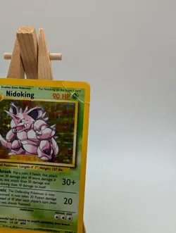 Nidoking 11/102 Holo Rare Base Set Unlimited - Pokemon Card WOTC HP - Image 2