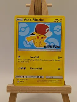 Ash's Pikachu SM113 Non Holo SM Promos - Pokemon Card - Image 2