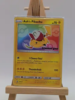 Ash's Pikachu - SM108 - SEALED - Non-Holo - SuMo Promo - Pokemon Card - Image 2