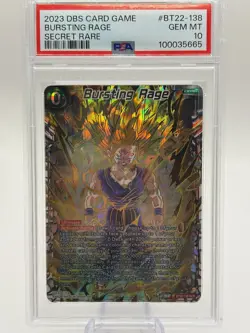 2023 DBS Card Game Bursting Rage BT22-138 SCR PSA 10 - Image 1