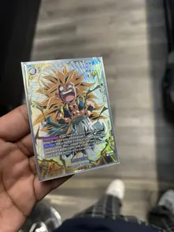 Dragon Ball Super Card Game Gotenks SRX Foil Battle Card FB04-033 alt art - Image 1