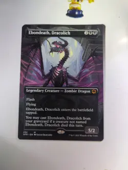 MTG - Ebondeath, Dracolich (Extended Art) - NM - Image 1