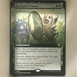 Springleaf Parade (Extended Art) Commander: Lorwyn Eclipsed Regular - Image 1