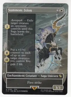 MTG Final Fantasy Commander Rare #0195 Summon Ixion - Image 1