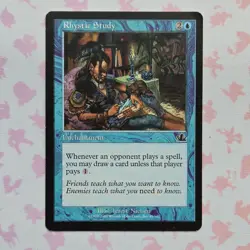 Magic: The Gathering Rhystic Study Prophecy Regular Blue Enchantment Common WOTC - Image 1