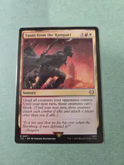 Taunt from the Rampart -The Lord of the Rings - NM - MTG - Image 1