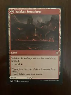 MTG Valakut Awakening Valakut Stoneforge Zendikar Rising 174/280 Regular Rare - Image 2