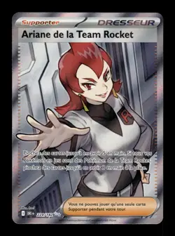 Carte Pokemon Ariane de la Team Rocket 224/182 Rivalites Destinees Francais - Image 1
